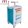 in Stock China Manufacture  Medical Hospital ABS Emergency Trolley Medical Nursing Crash Cart